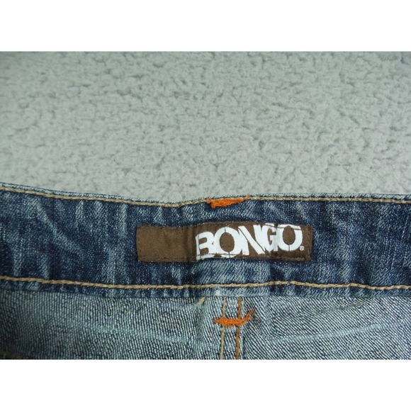 Vintage Bongo Jeans Womens Size 11 Blue Denim Straight Leg Mid Rise Stretch NWT - Picture 14 of 15